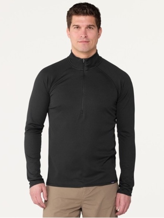 Patagonia Other - Patagonia Black Midweight Capilene Quarter-Zip Pullover Base Layer Longsleeve XL
